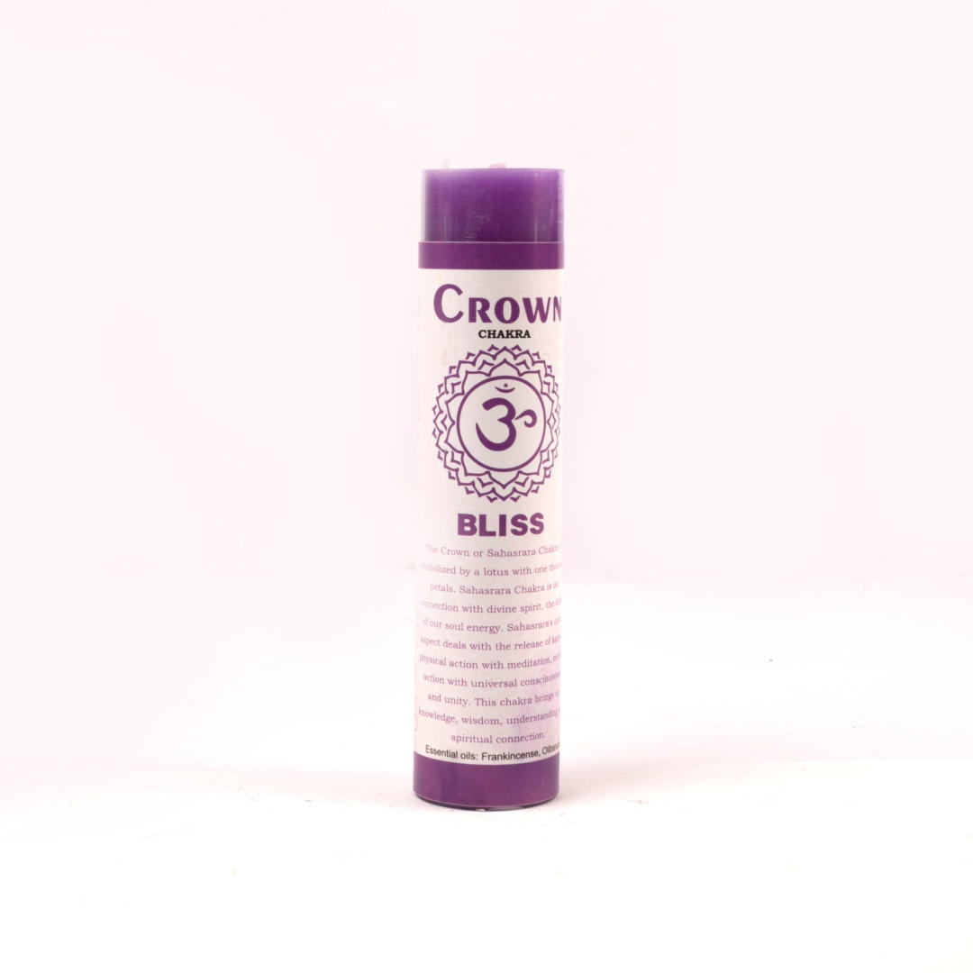 7" Chakra Scented Candles Crown Chakra (Pack of 6)