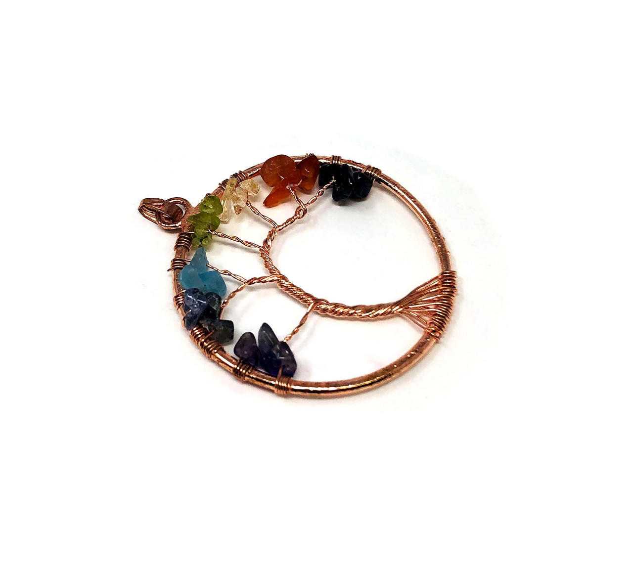 7 chakra TOL copper pendant Shop VD Importers Inc.