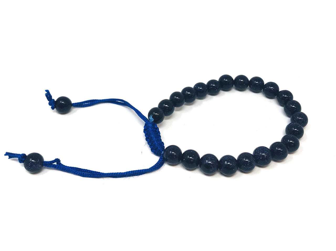 #6 Blue Sandstone Thread bracelet Shop VD Importers Inc.