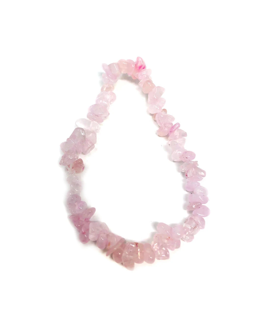 #70 Rose Quartz chip bracelet