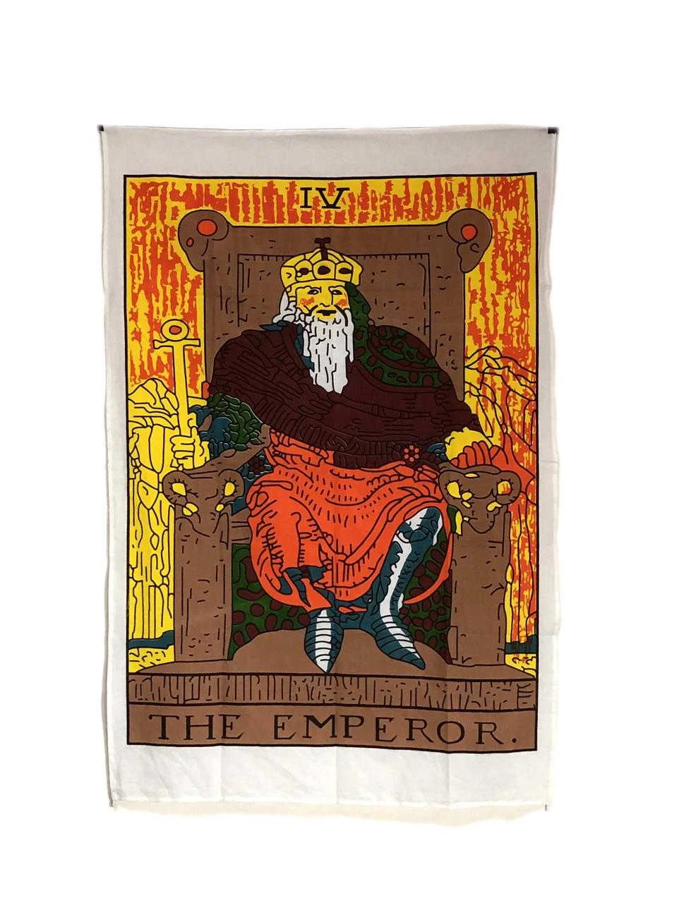 Indian Cotton Tapestry Wall Hanging Emperor (30"x 40")