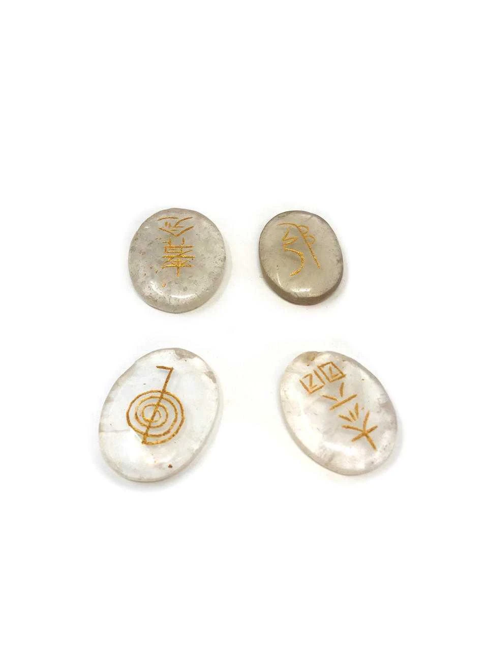 CLEAR QUARTZ USUI SYMBOL 4 Pc (B62)