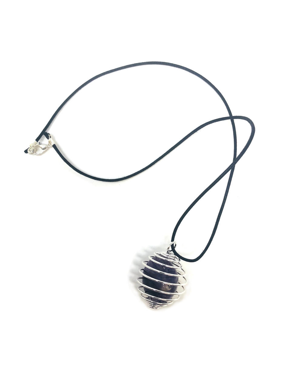 AMETHYST SPRING PENDANT w/cord (G88)