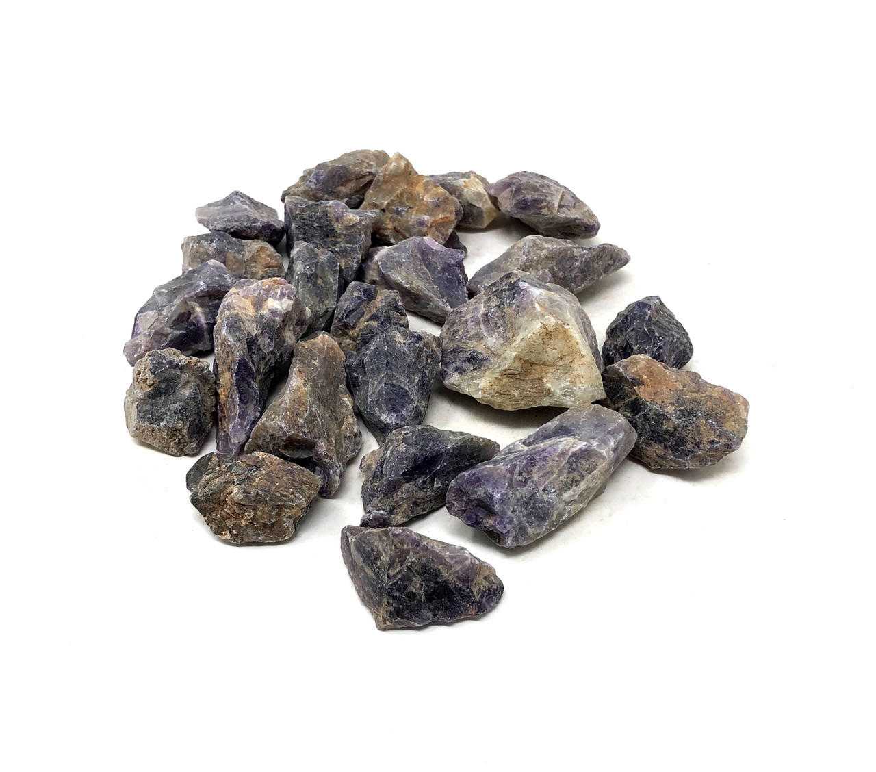 Tumbled Pebbles Stone Agate Amethyst Rough(3/4"-1.5") Gemstones Products VD Importers Inc.