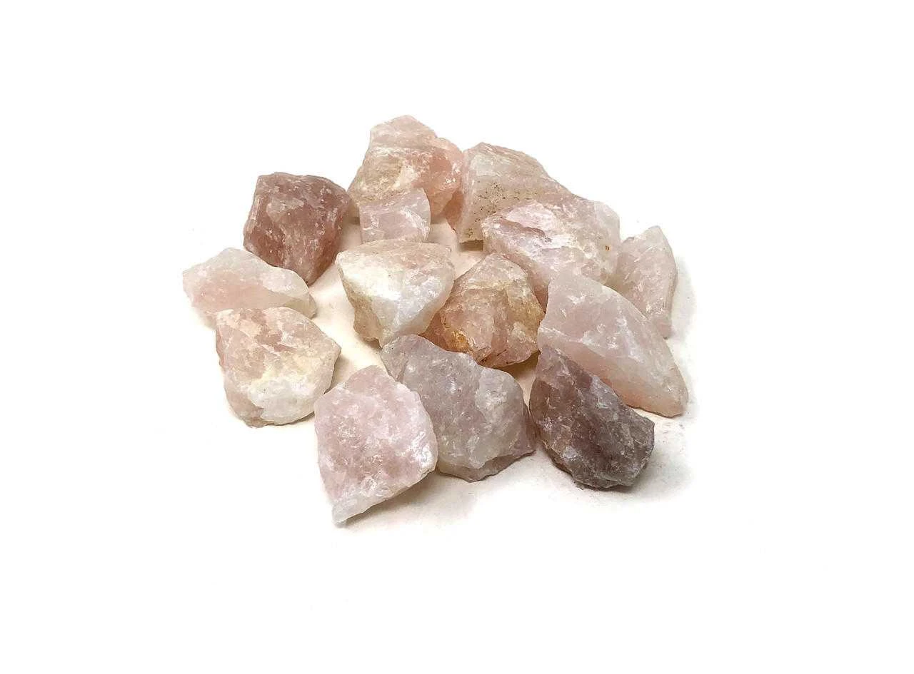 Tumbled Stone Rose Quartz Rough (3/4"-1.5")