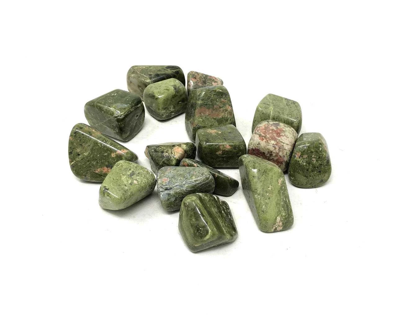 Tumbled Stone Unakite (3/4"-1.5")