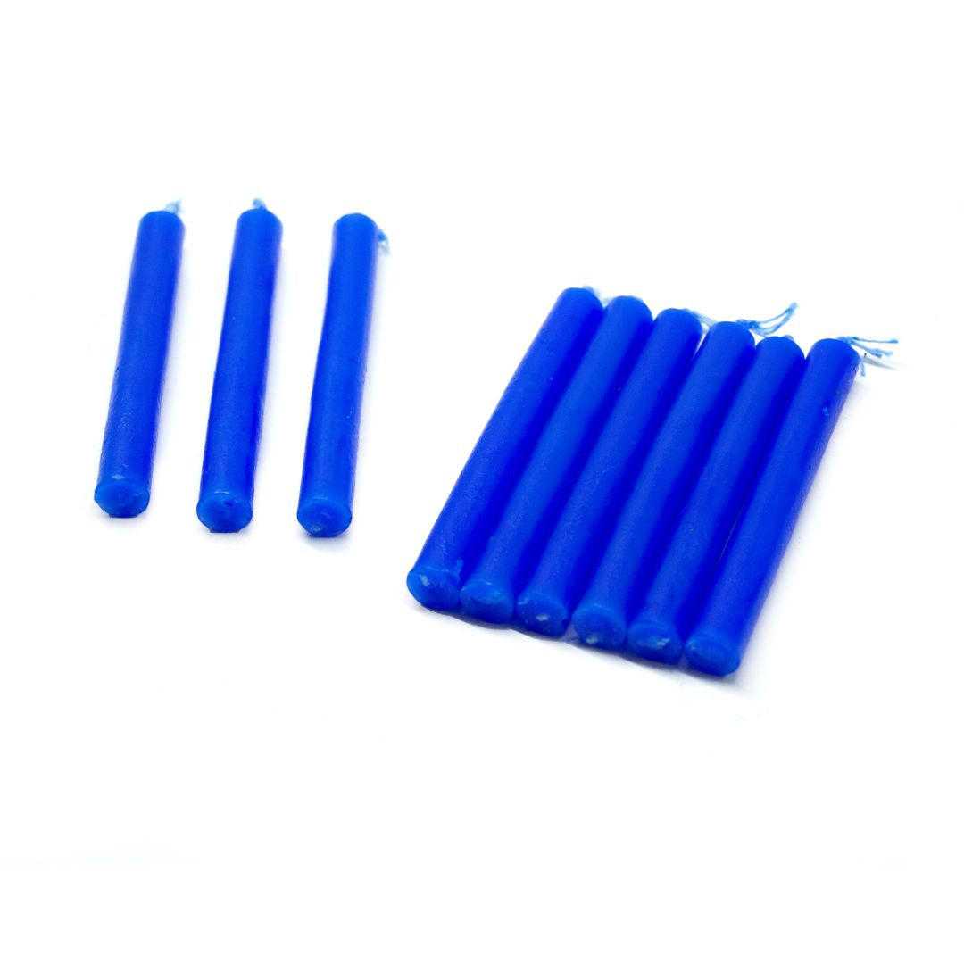 4''Chime/Spell candles(pack of 20) Blue
