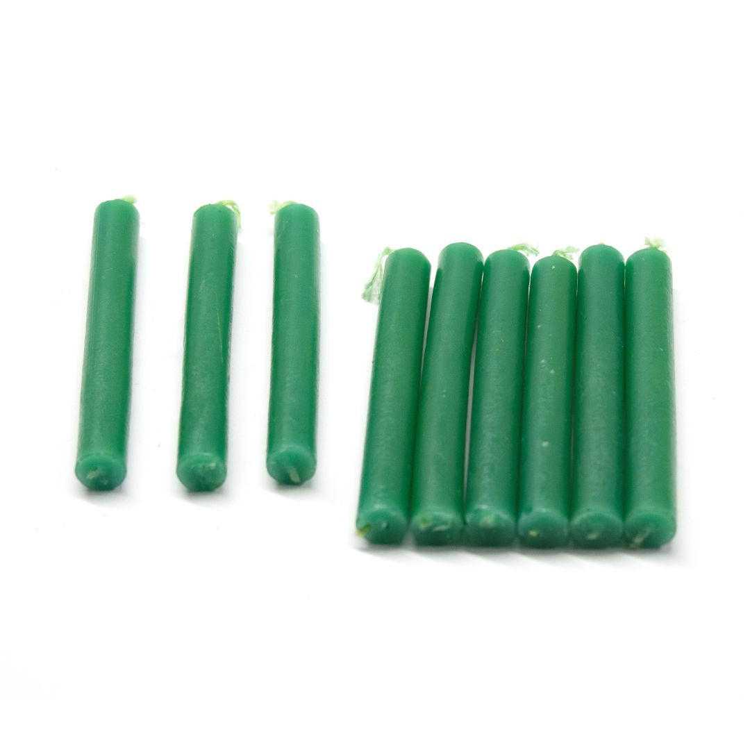 4''Chime/Spell candles(pack of 20) Green