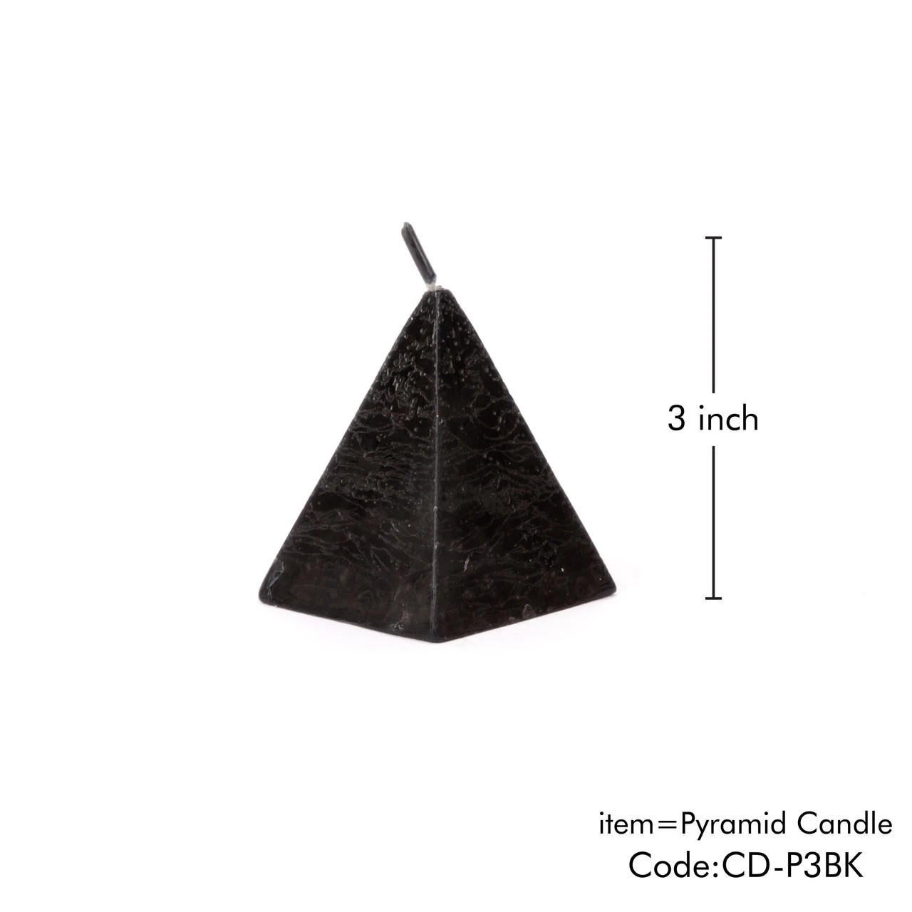 Pyramid Candles Black