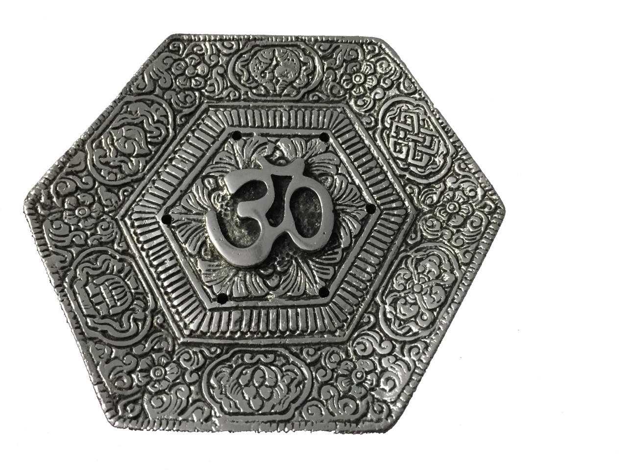 Aluminum Hexa Incense Holder Om New Arrivals VD Importers Inc.