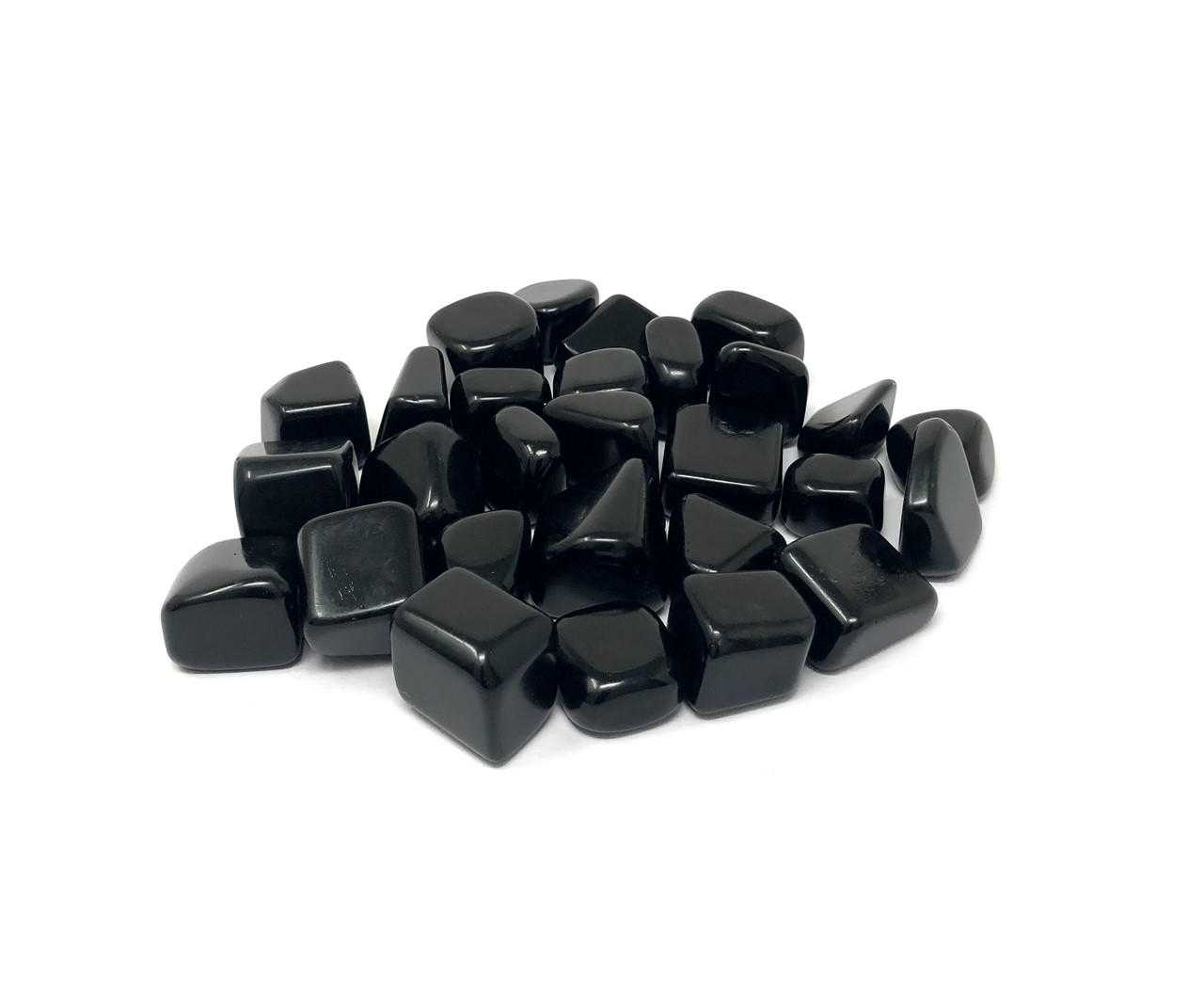 Tumbled Pebbles Stone Agate Black Obsidian (3/4"-1.5")