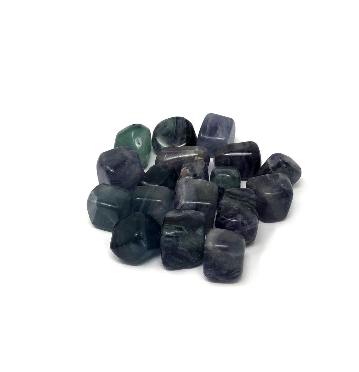 Tumbled Pebbles Stone Agate Multi Fluorite (3/4"-1.5")