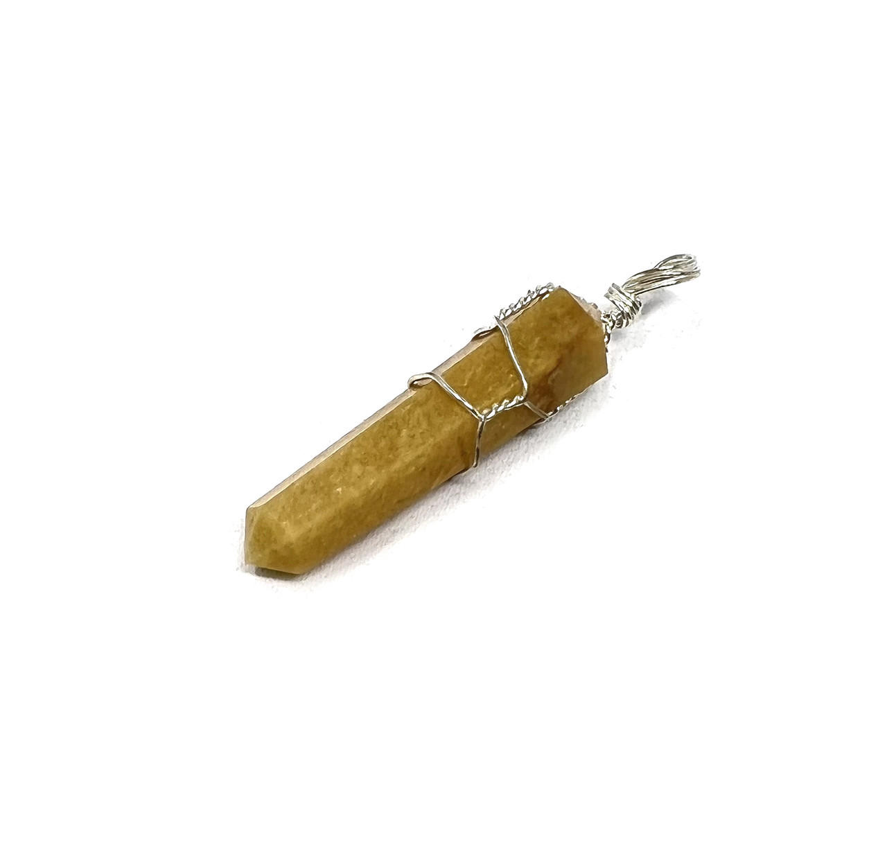 Wire Wrapped Pendant Camel Jasper Gemstones Products VD Importers Inc.