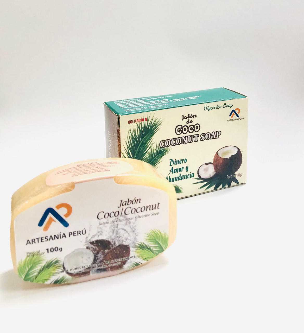 Coconut Soap Glycerine 90gm Gemstones Products VD Importers Inc.