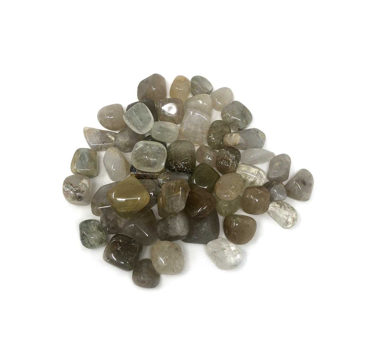 Tumbled Pebbles Stone Golden Rutile (3/4"-1.5")