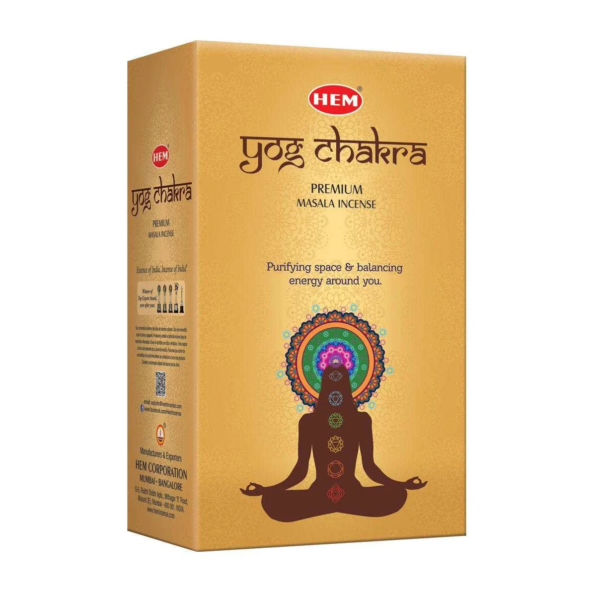 Yog Chakra Incense (12packs)