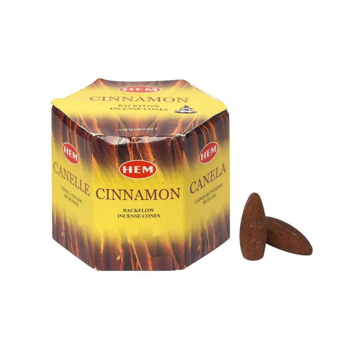 Hem Backflow Cones (pack of 12) - Cinnamon Hem Gemstones Products VD Importers Inc.