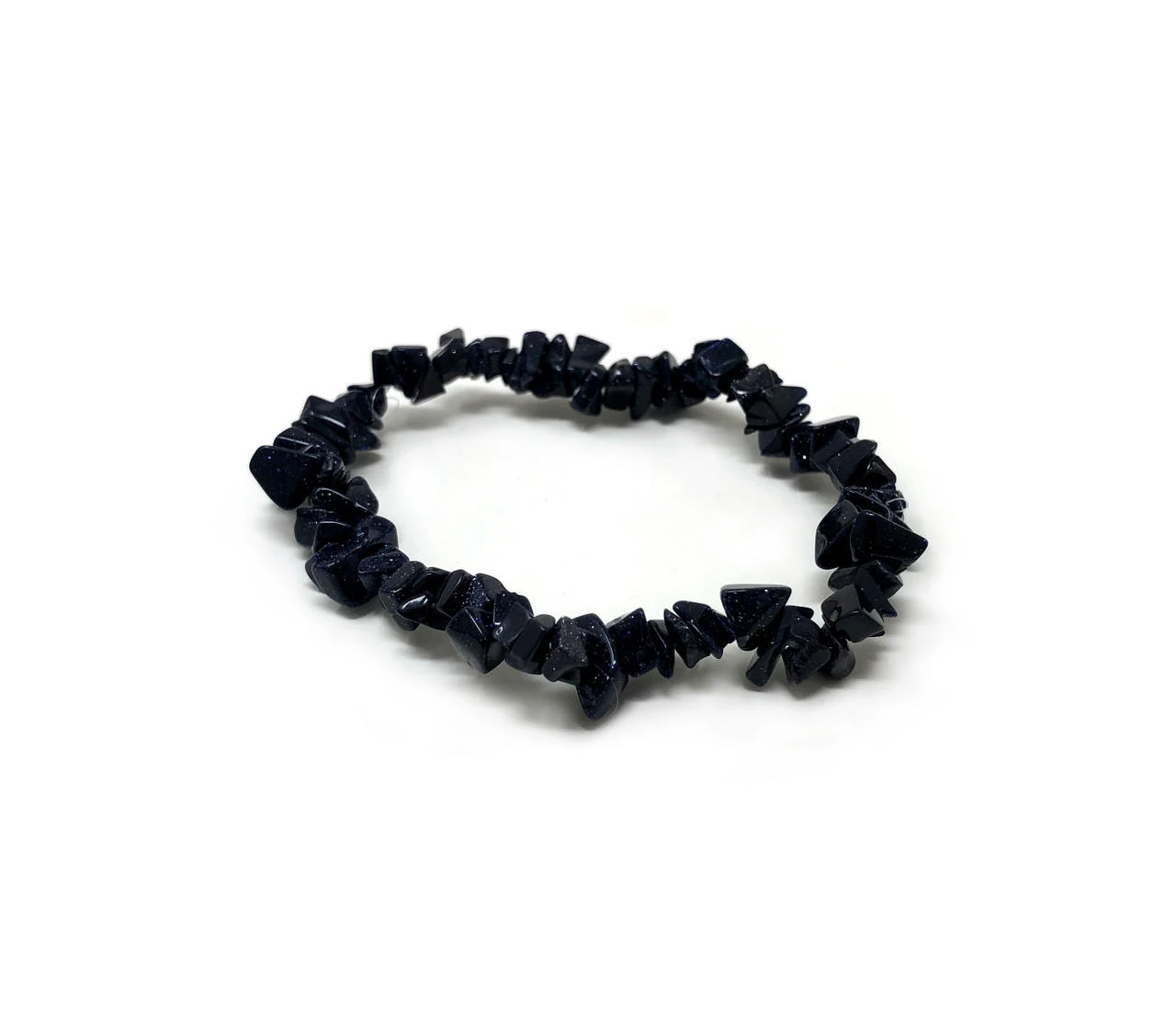 #96 Chip Bracelet Blue Sandstone