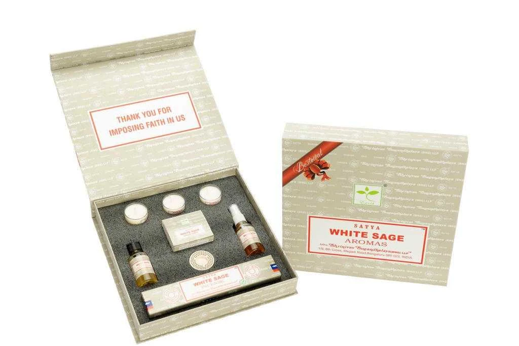 Satya Bestowal White Sage gift set