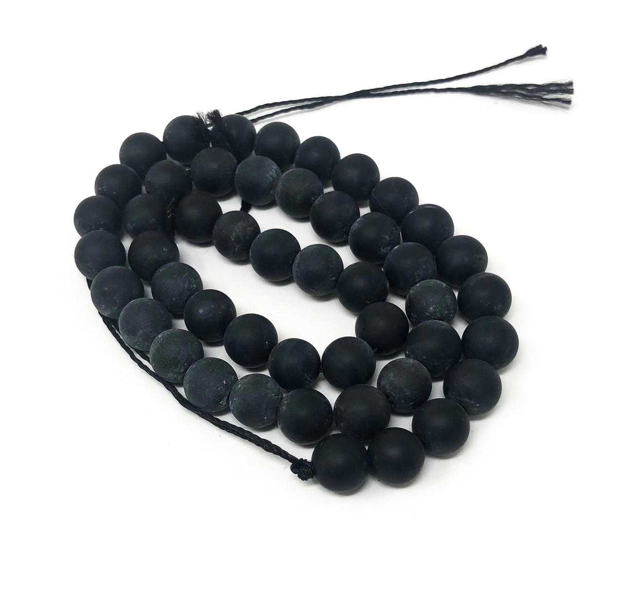 Beads Black Onyx Matte approx. 8mm (Pack of 48) Gemstones Products VD Importers Inc.