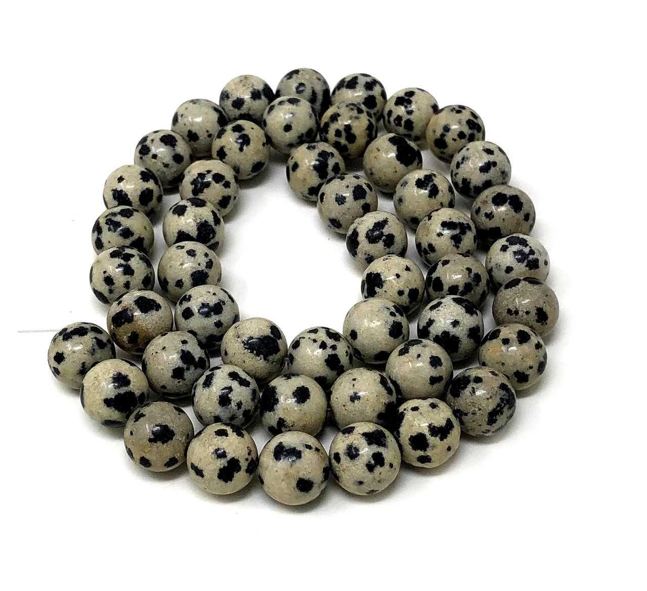 Beads Dalmatian Jasper approx. 8mm (Pack of 48) Gemstones Products VD Importers Inc.