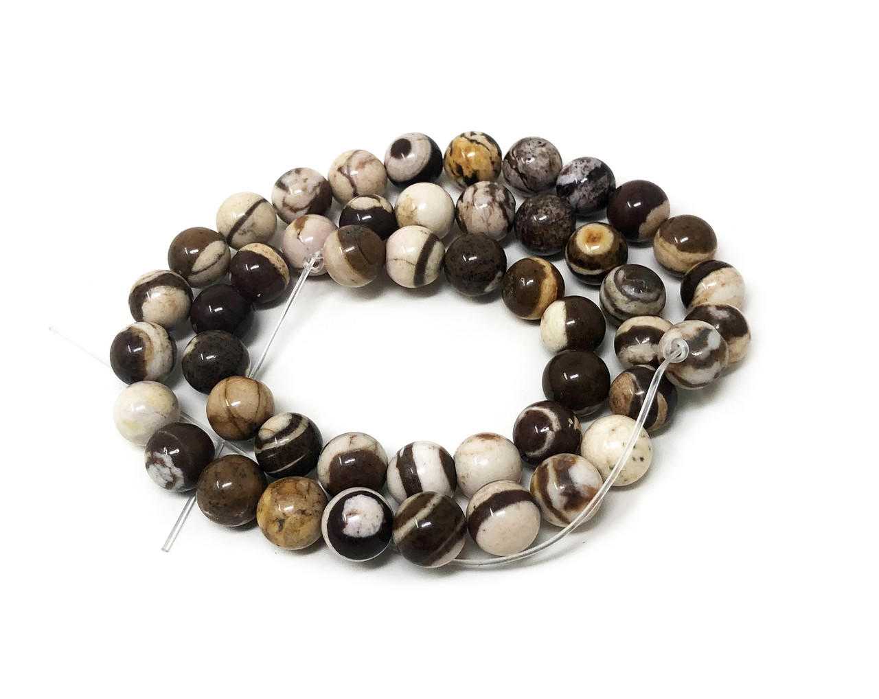 Beads Peanut Jasper approx. 8mm (Pack of 48) Gemstones Products VD Importers Inc.