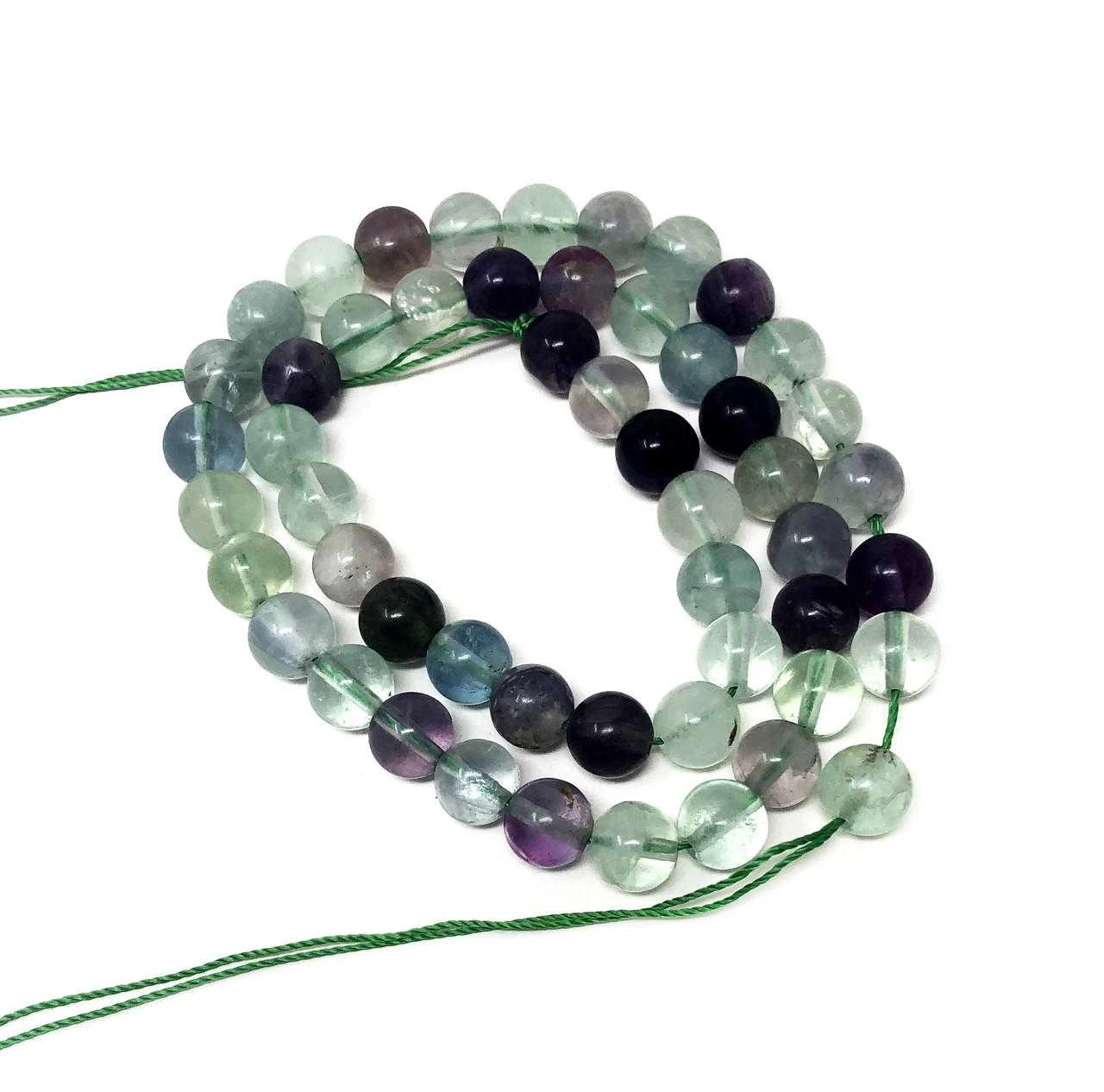 Beads Multi Fluorite 8mm (48 beads)