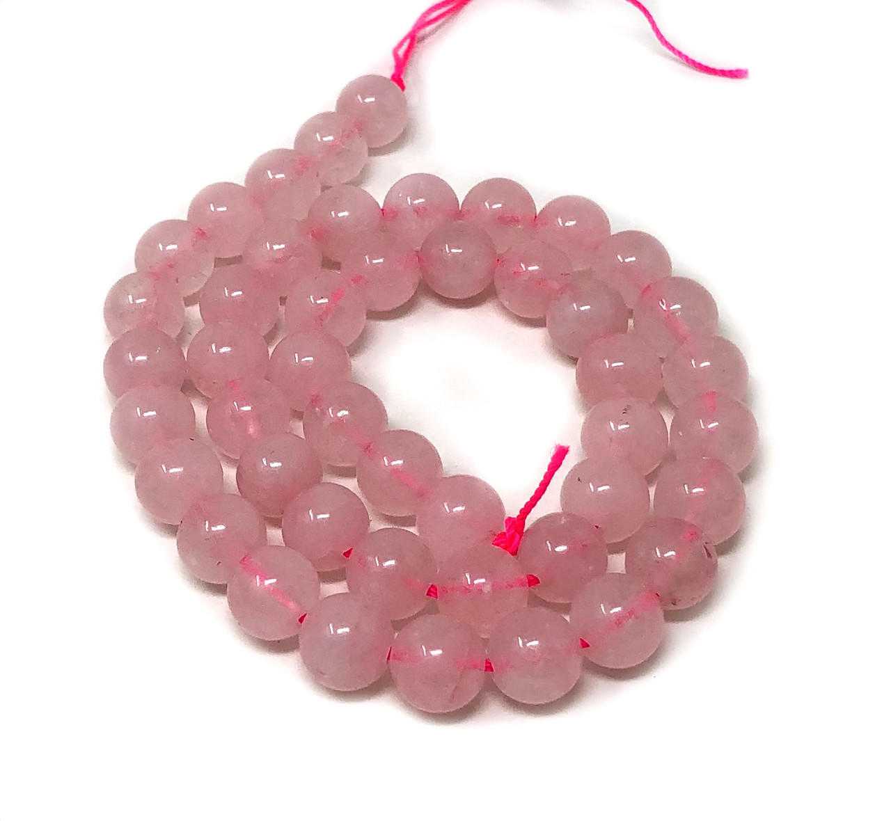 Beads Rose Quartz approx. 8mm (Pack of 48) Gemstones Products VD Importers Inc.