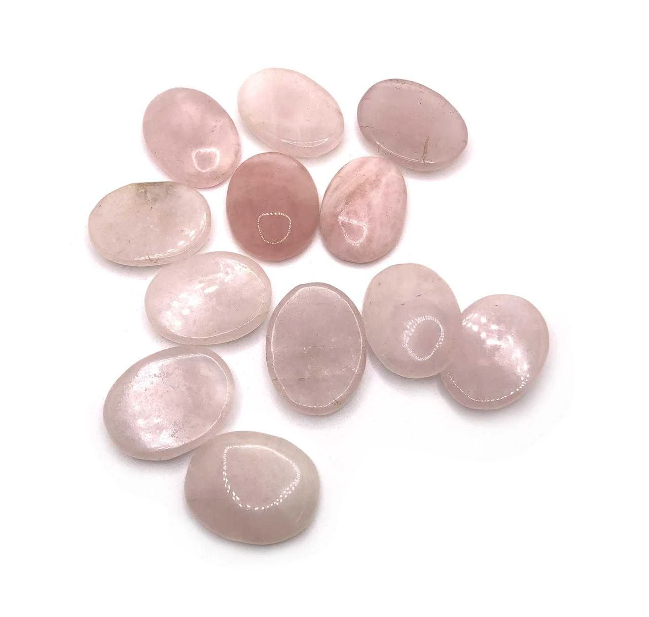 Cabochon Rose Quartz (Pack of 12)
