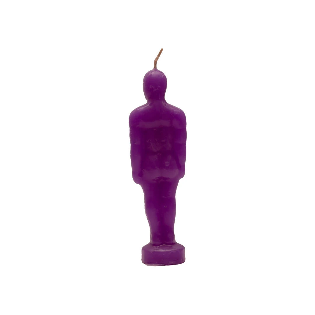 Man ritual candle Purple