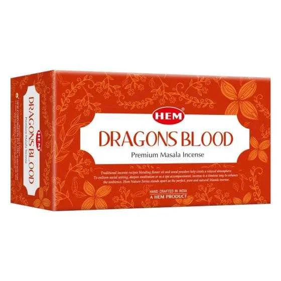 Hem Masala Incense Dragons Blood(12packs)