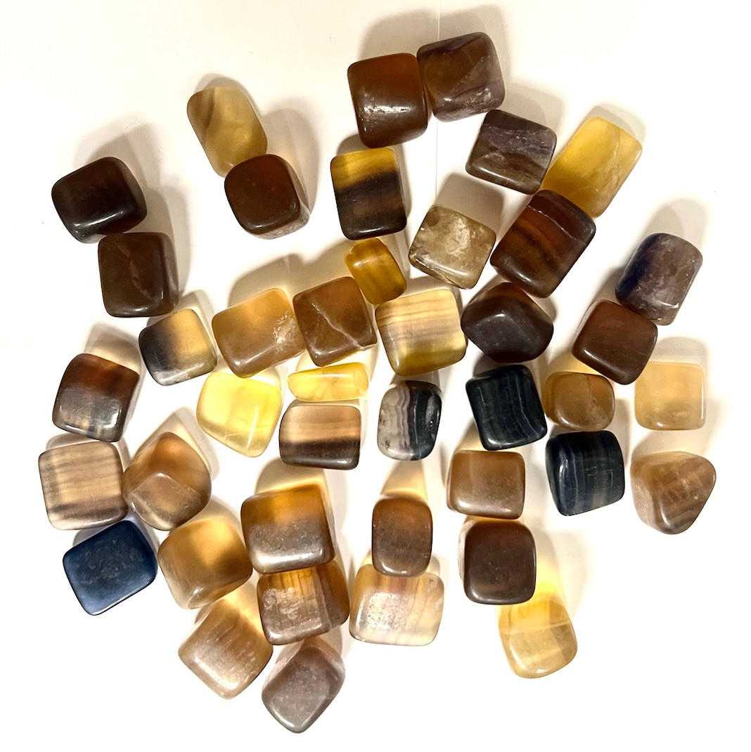 Tumbled Stone Yellow Fluorite (3/4"-1.5")