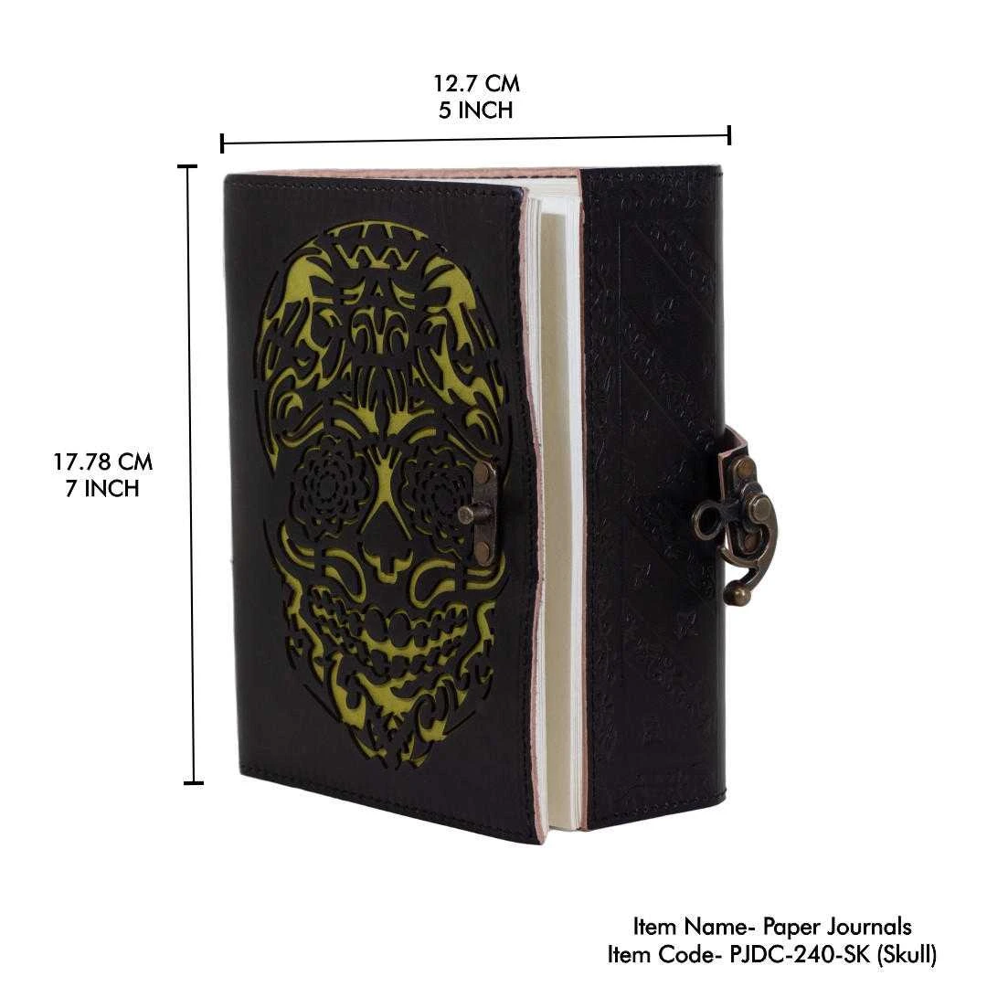 Paper Journal double color Skull, approx 240 pages 