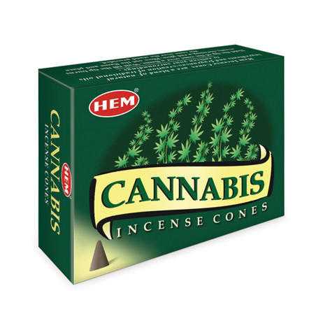Hem Cannabis Cones (pack of 12) Hem Incense Cones VD Importers Inc.