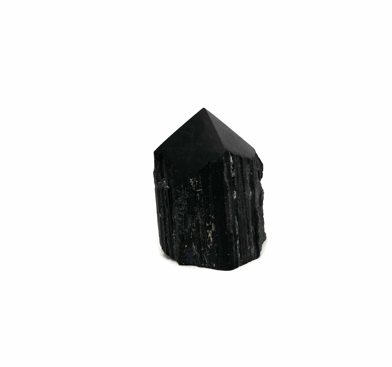 Raw Stone Point Black Tourmaline