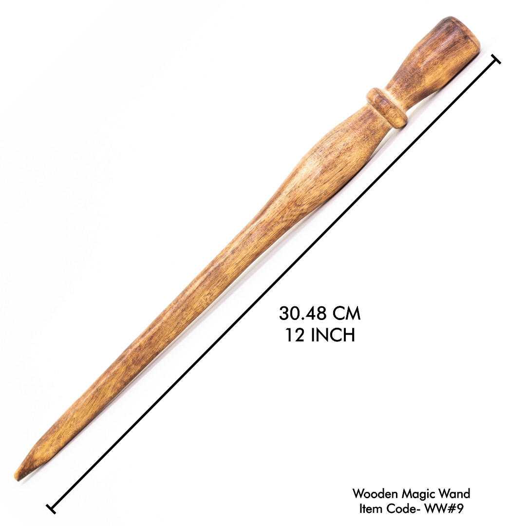 Wooden Magic Wand #9, approx. 12" New Arrivals VD Importers Inc. Wooden Magic Wand #9, approx. 12" New Arrivals VD Importers Inc.