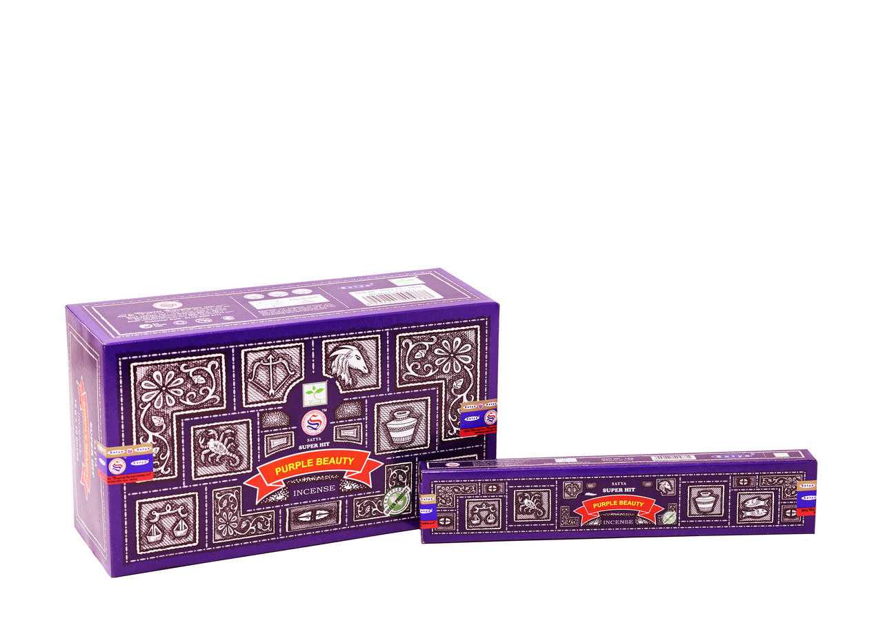 Satya Superhit Purple Beauty (15 grams) Satya Satya Incense VD Importers Inc.