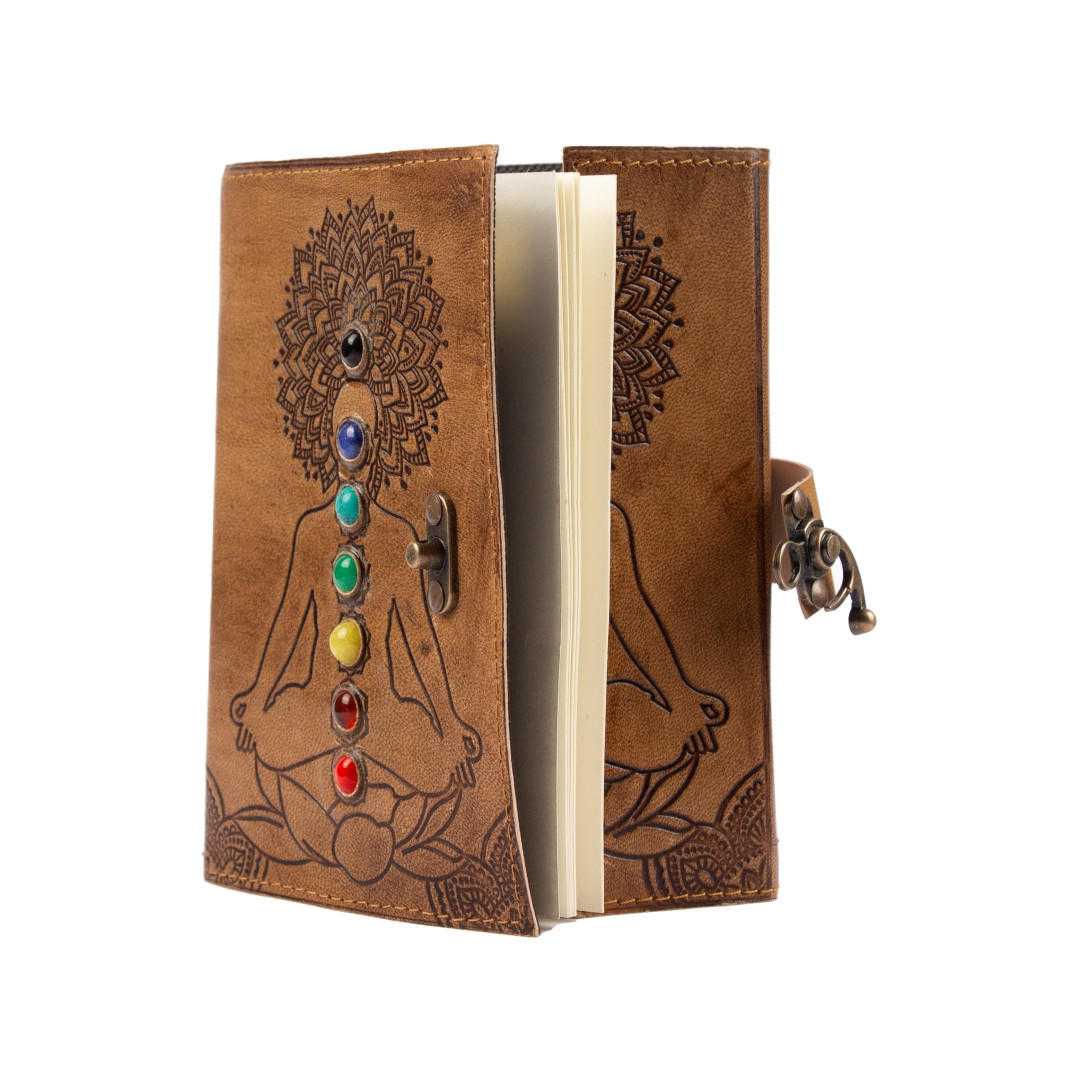 Paper Journal 7 Chakra Meditation approx. 5"x7"