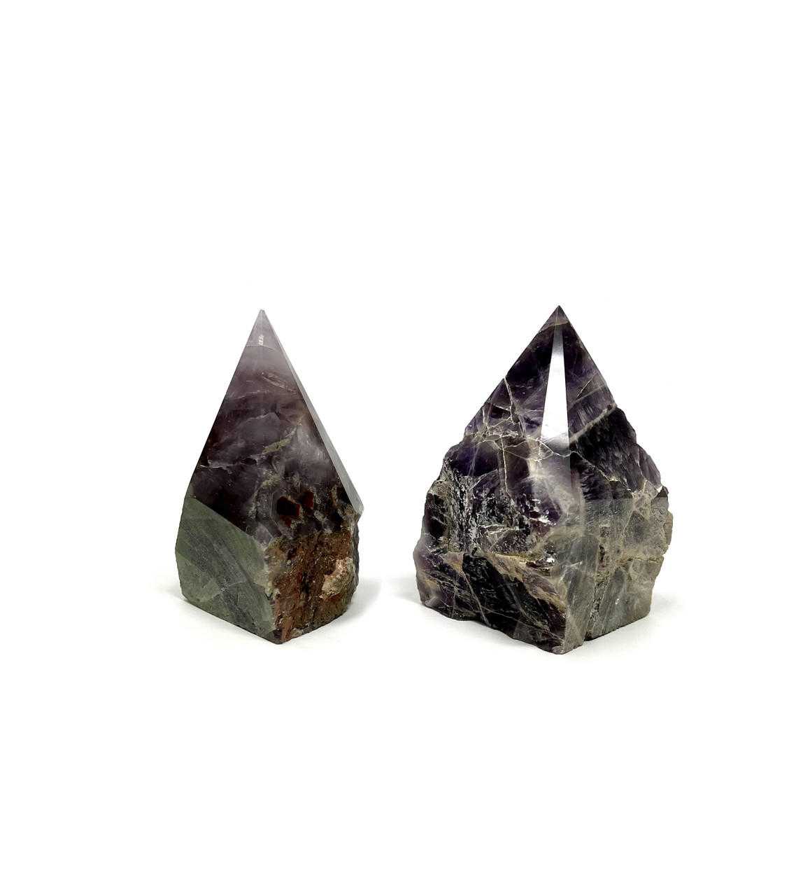 Raw Stone Point Amethyst