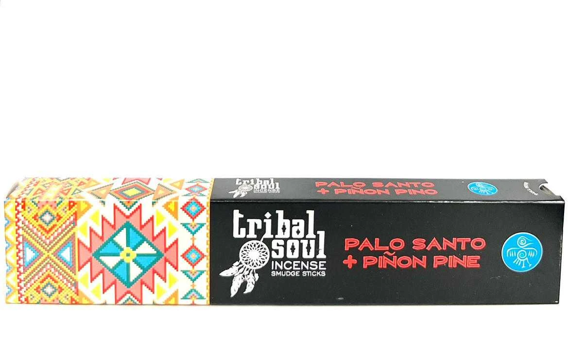 Tribal Soul Palo Santo & Pinon Pine Incense Smudge Sticks 15gms(pack of 12)