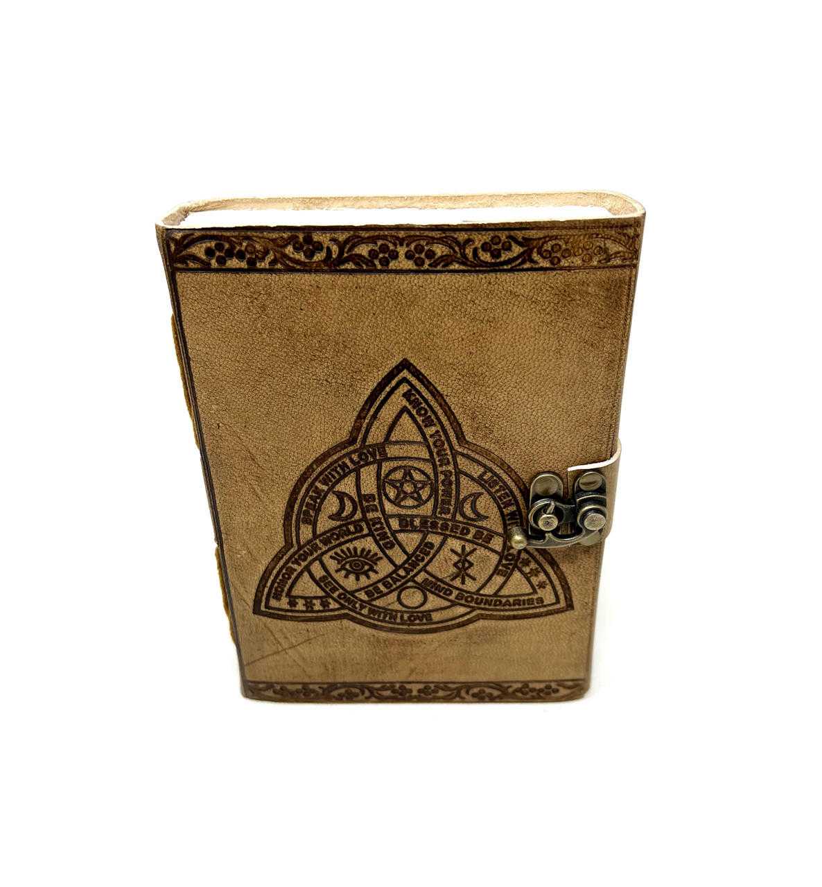 Paper Journal Triquetra with prayers, approx. 5"x7" New Arrivals VD Importers Inc.