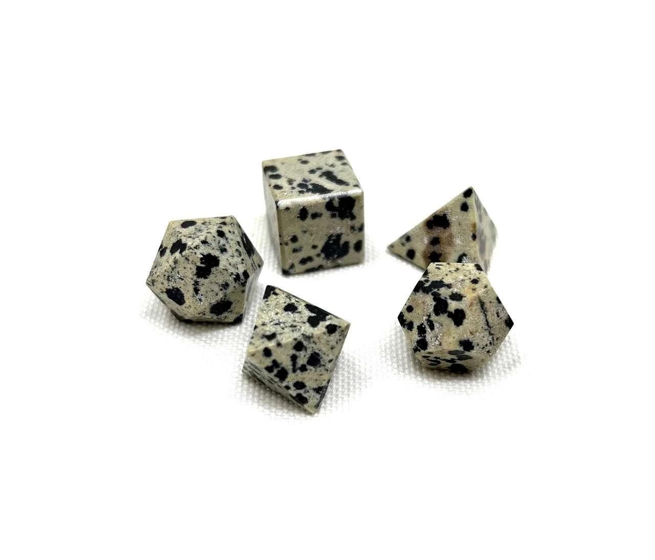 Geometry Set Dalmatian Jasper (5 pc set)