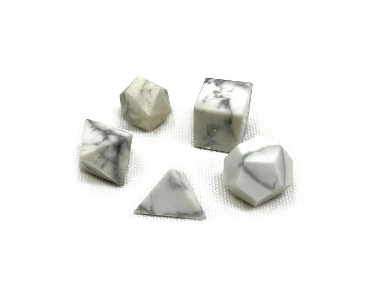 Geometry Set Howlite (5 pc set)