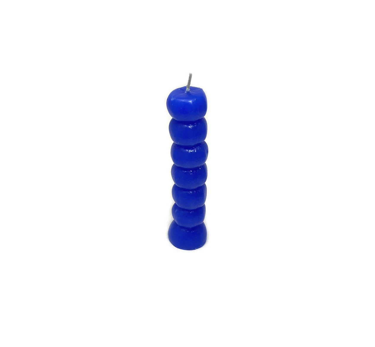 7 Knob wishing Candle (Blue)