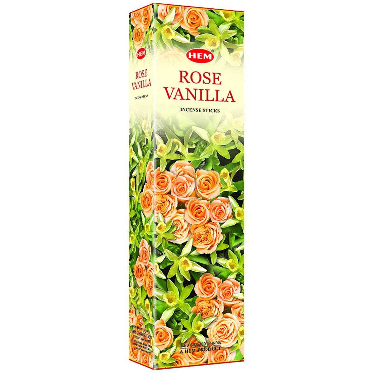 Hem Jumbo Vanilla Rose Hem Incense Sticks VD Importers Inc.