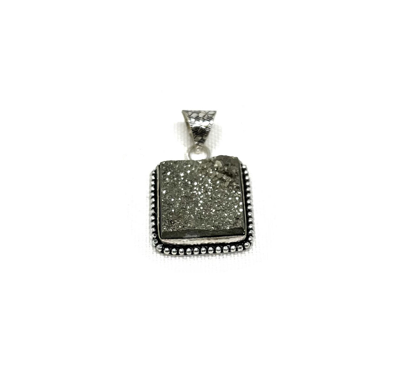 Pendant Pyrite Cluster