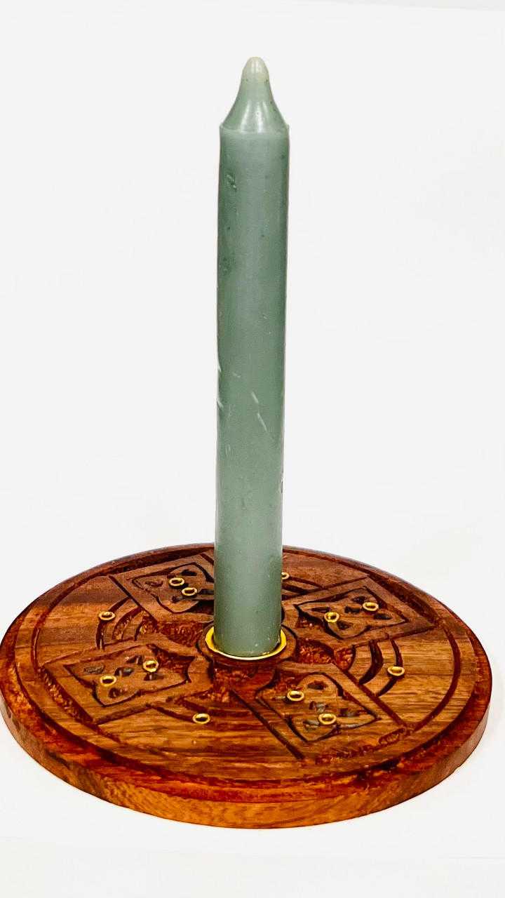 6" Taper Candles (36 in a pack) Grey Vrinda ® New Arrivals VD Importers Inc.