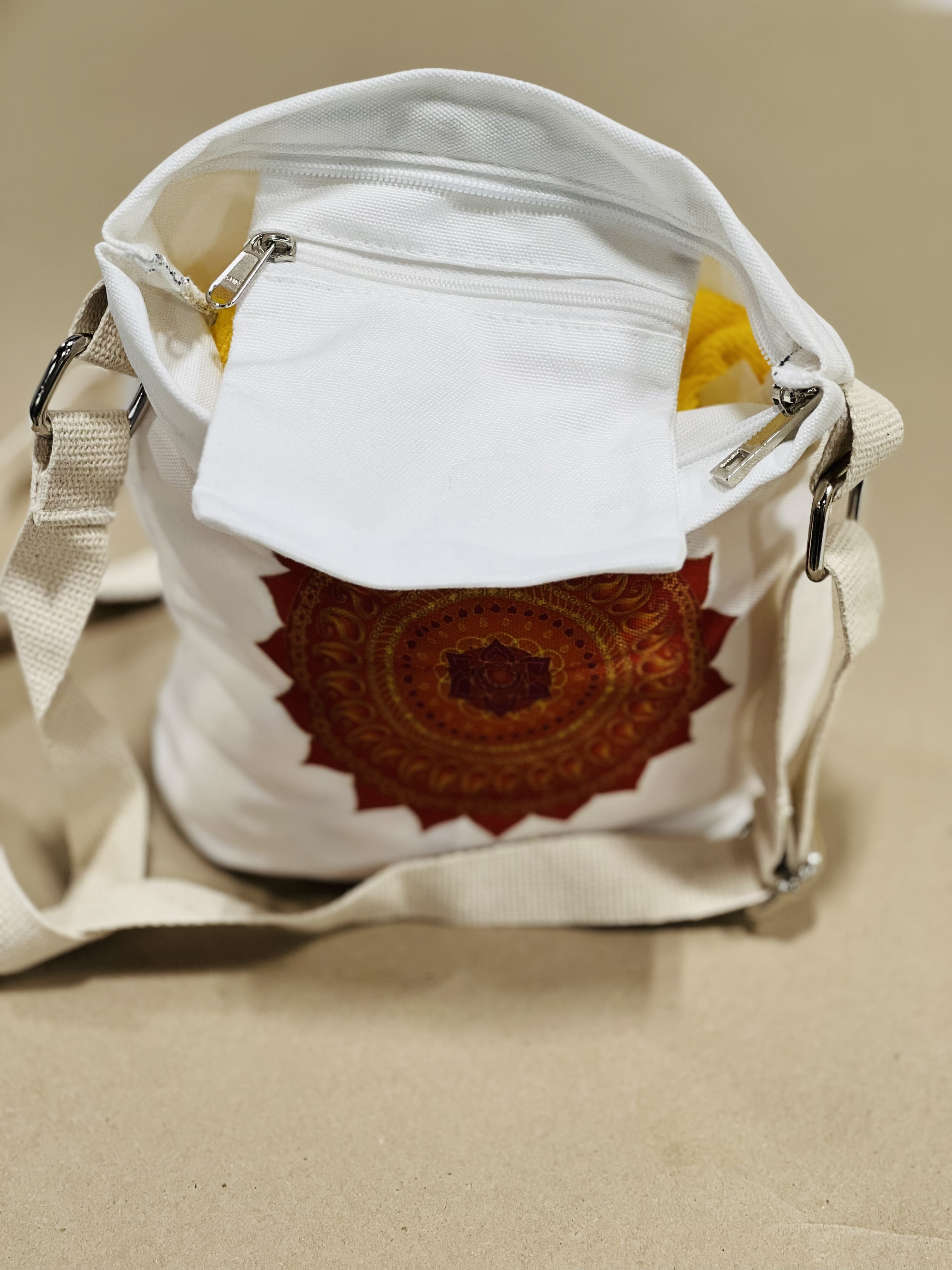 Crossbody tote bag small Mandala