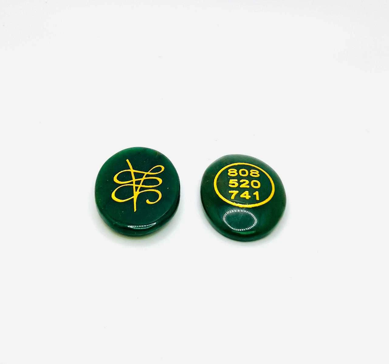 Green Jade ZIBU symbol 55mm Palmstone
