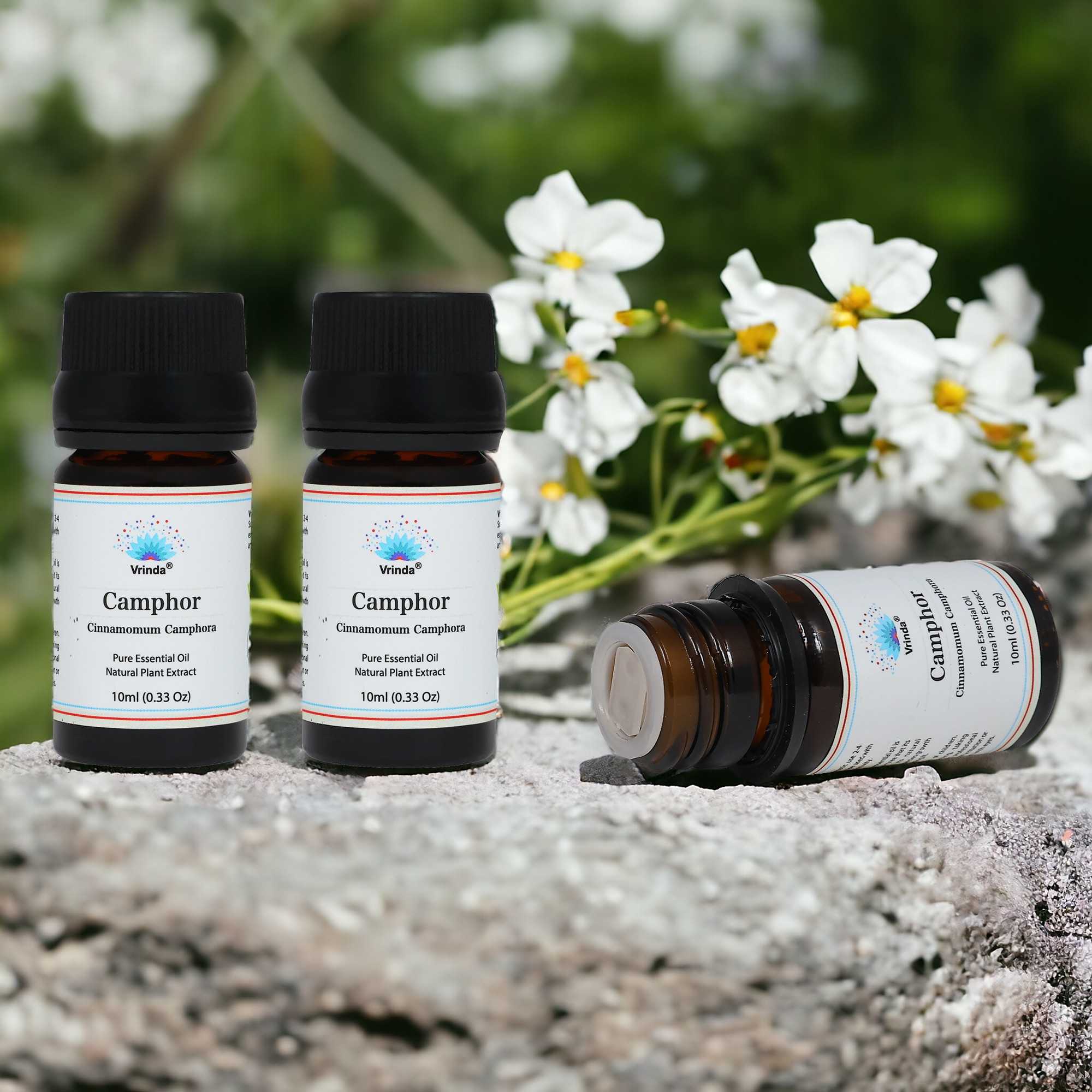 Vrinda Essential Oil Camphor 10 ml Vrinda® New Arrivals VD Importers Inc.